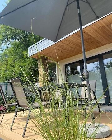 Ostseebungalow HaningHuus Diedrichshagen  Bagian luar foto